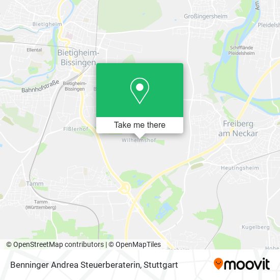Benninger Andrea Steuerberaterin map