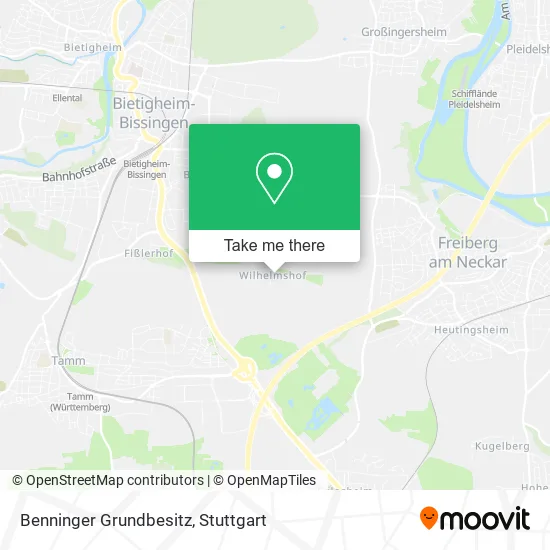 Карта Benninger Grundbesitz