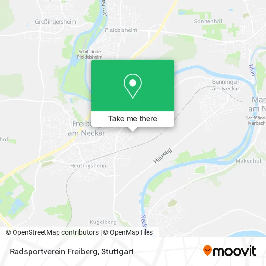 Карта Radsportverein Freiberg