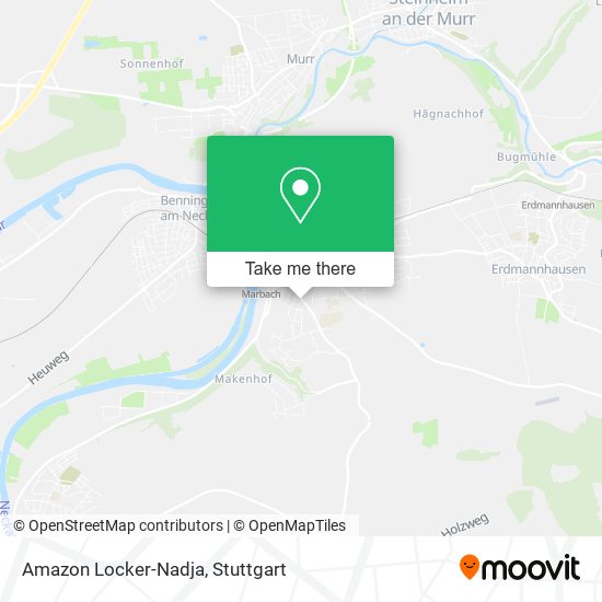 Amazon Locker-Nadja map