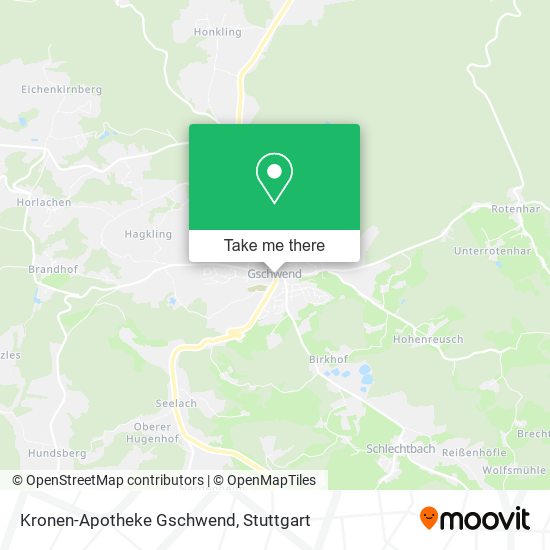 Kronen-Apotheke Gschwend map