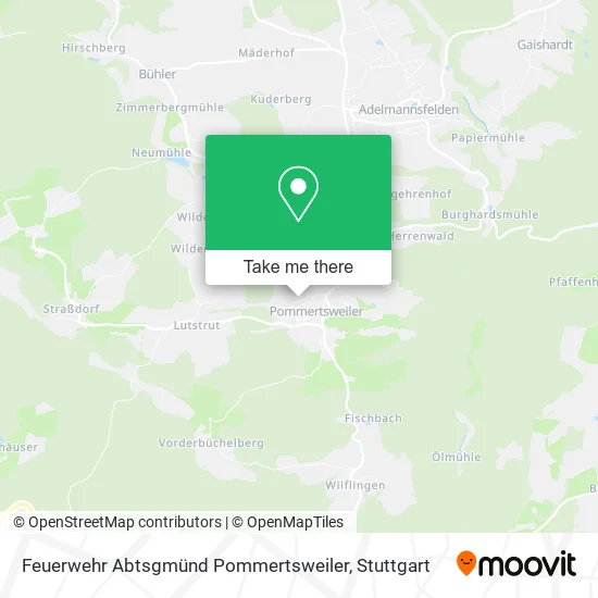 Карта Feuerwehr Abtsgmünd Pommertsweiler