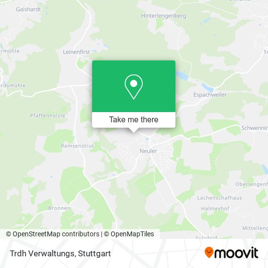 Trdh Verwaltungs map