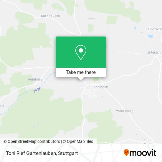 Toni Rief Gartenlauben map