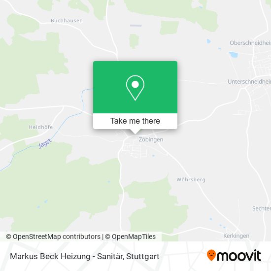 Markus Beck Heizung - Sanitär map