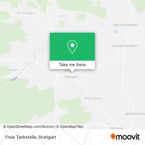 Карта Freie Tankstelle