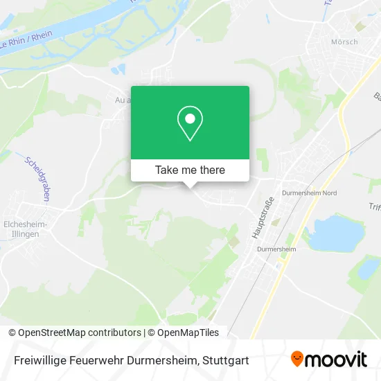 Карта Freiwillige Feuerwehr Durmersheim