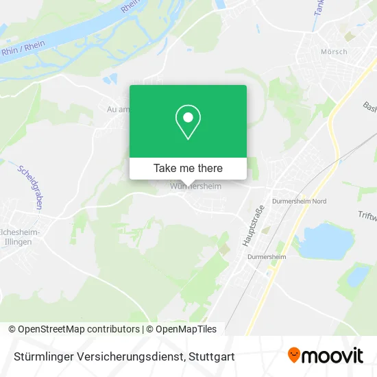 Карта Stürmlinger Versicherungsdienst