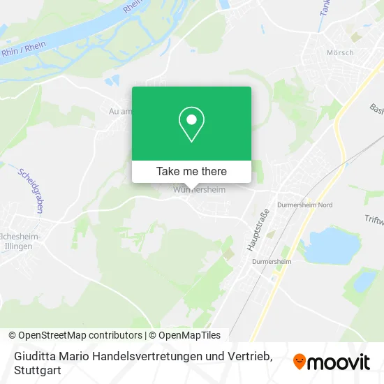 Карта Giuditta Mario Handelsvertretungen und Vertrieb