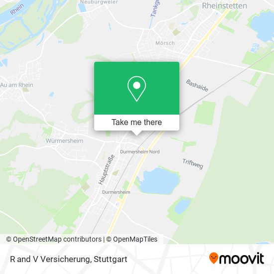 R and V Versicherung map