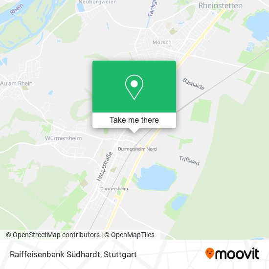 Raiffeisenbank Südhardt map