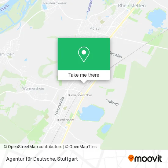 Карта Agentur für Deutsche