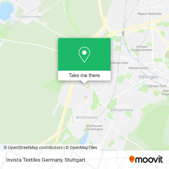 Invista Textiles Germany map