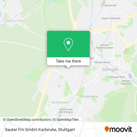 Sauter Fm GmbH Karlsruhe map