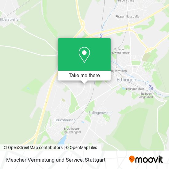 Mescher Vermietung und Service map