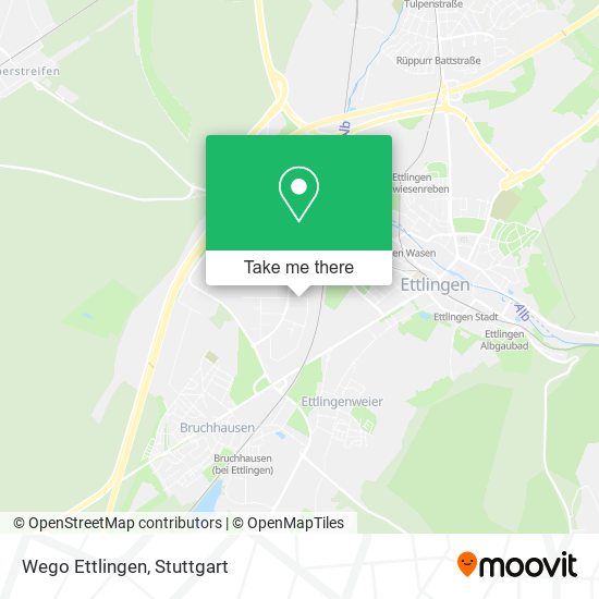 Wego Ettlingen map