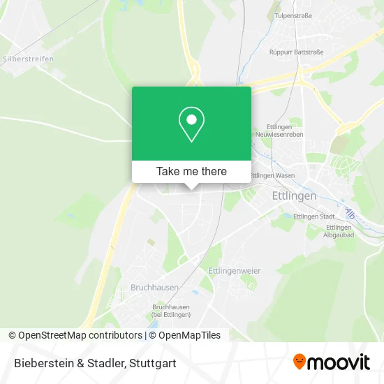 Карта Bieberstein & Stadler