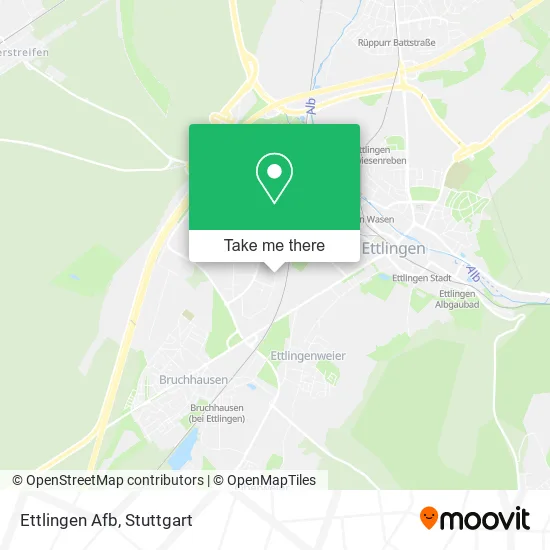 Карта Ettlingen Afb