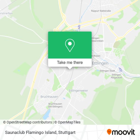 Saunaclub Flamingo Island map