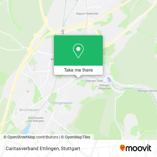 Карта Caritasverband Ettlingen