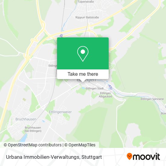 Urbana Immobilien-Verwaltungs map
