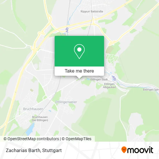 Карта Zacharias Barth