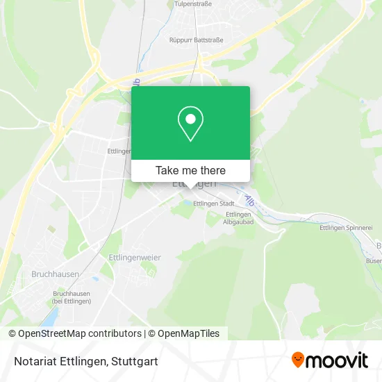 Карта Notariat Ettlingen