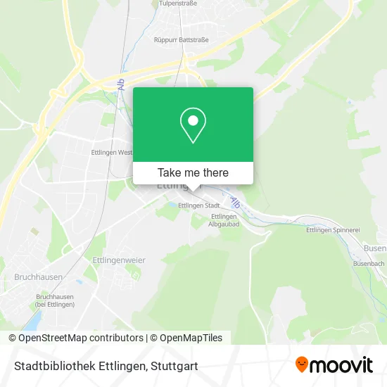 Карта Stadtbibliothek Ettlingen