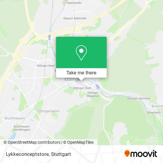 Lykkeconceptstore map