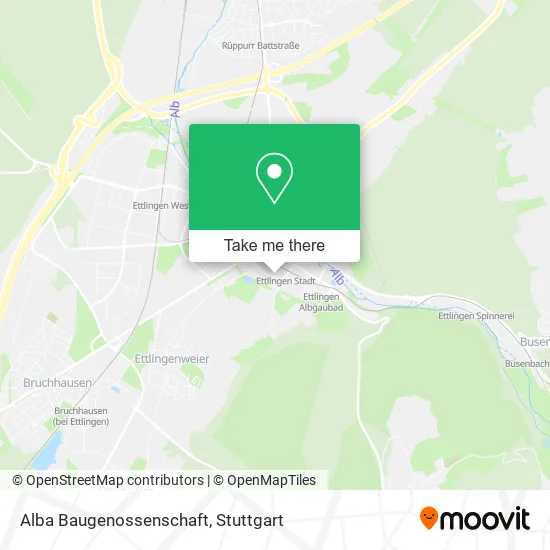 Карта Alba Baugenossenschaft