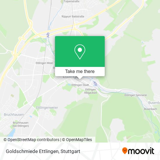 Goldschmiede Ettlingen map