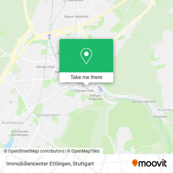 Карта Immobiliencenter Ettlingen