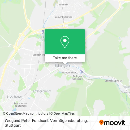 Карта Wiegand Peter Fondsanl. Vermögensberatung