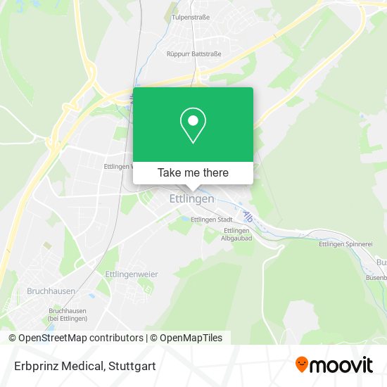Карта Erbprinz Medical