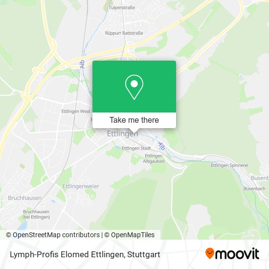 Lymph-Profis Elomed Ettlingen map