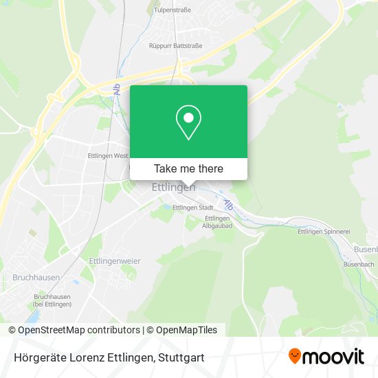 Карта Hörgeräte Lorenz Ettlingen