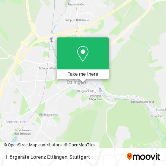Карта Hörgeräte Lorenz Ettlingen