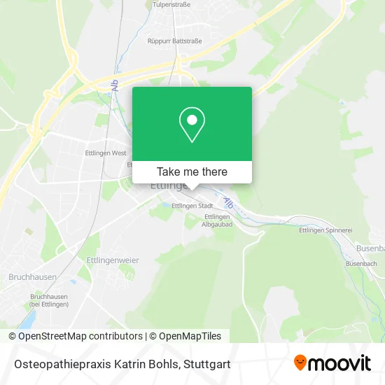 Карта Osteopathiepraxis Katrin Bohls