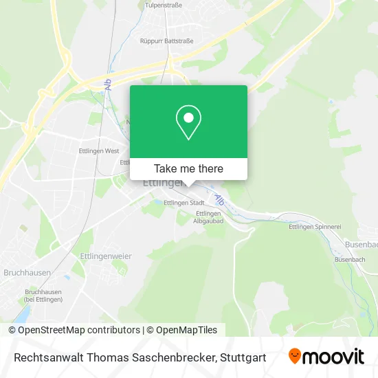 Карта Rechtsanwalt Thomas Saschenbrecker