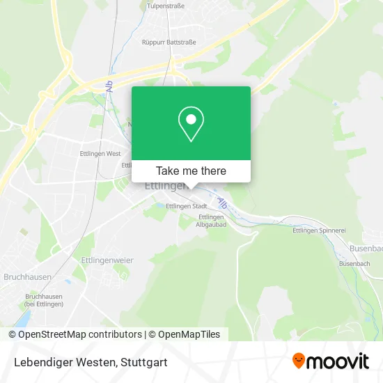 Карта Lebendiger Westen