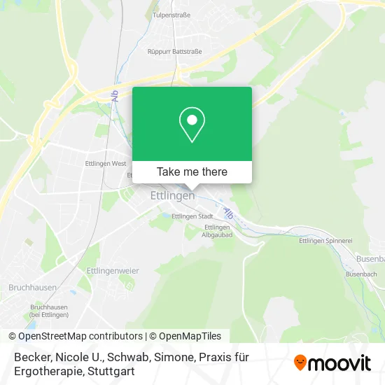 Карта Becker, Nicole U., Schwab, Simone, Praxis für Ergotherapie