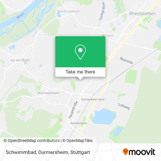 Карта Schwimmbad, Durmersheim