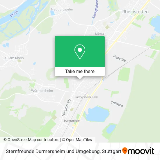 Карта Sternfreunde Durmersheim und Umgebung