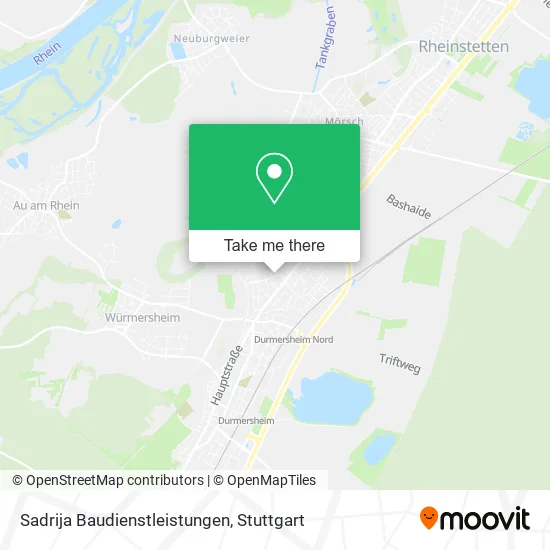 Карта Sadrija Baudienstleistungen