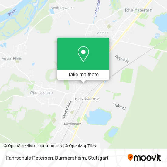 Карта Fahrschule Petersen, Durmersheim