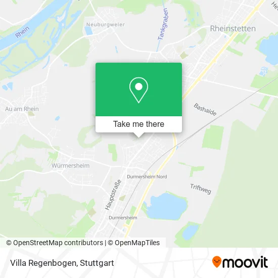 Villa Regenbogen map