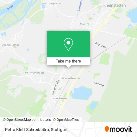 Карта Petra Klett Schreibbüro