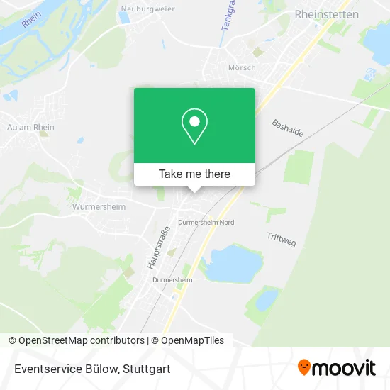 Eventservice Bülow map