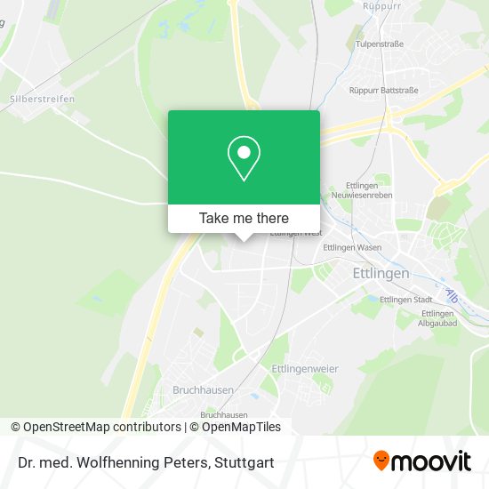 Dr. med. Wolfhenning Peters map