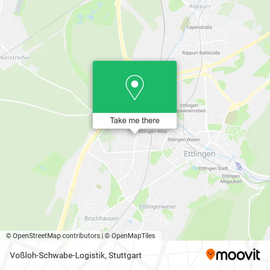 Карта Voßloh-Schwabe-Logistik